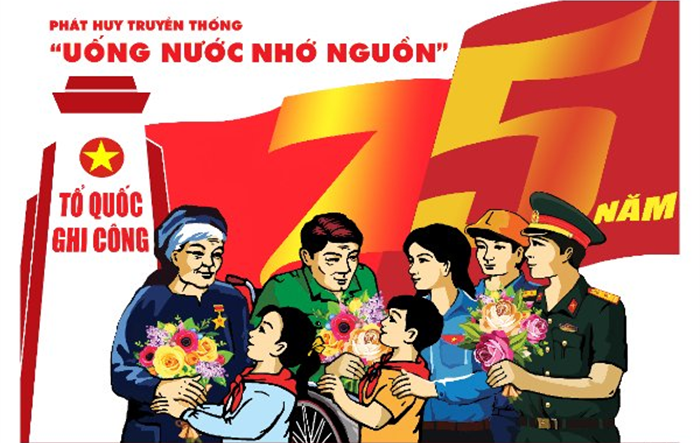 Đẩy mạnh tuyên truyền cổ động trực quan kỷ niệm 75 năm Ngày Thương binh - Liệt sỹ