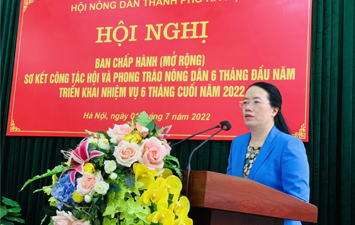 Hội nghị Ban Chấp hành lần mở rộng Hội Nông dân thành phố Hà Nội, nhiệm kỳ 2018 - 2023