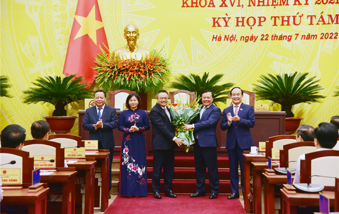 Đồng chí Trần Sỹ Thanh được bầu giữ chức danh Chủ tịch UBND thành phố Hà Nội nhiệm kỳ 2021 - 2026