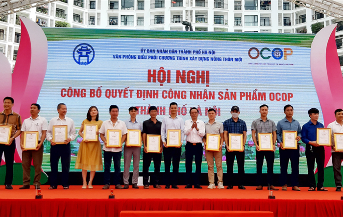 Công bố quyết định công nhận sản phẩm OCOP thành phố năm 2021