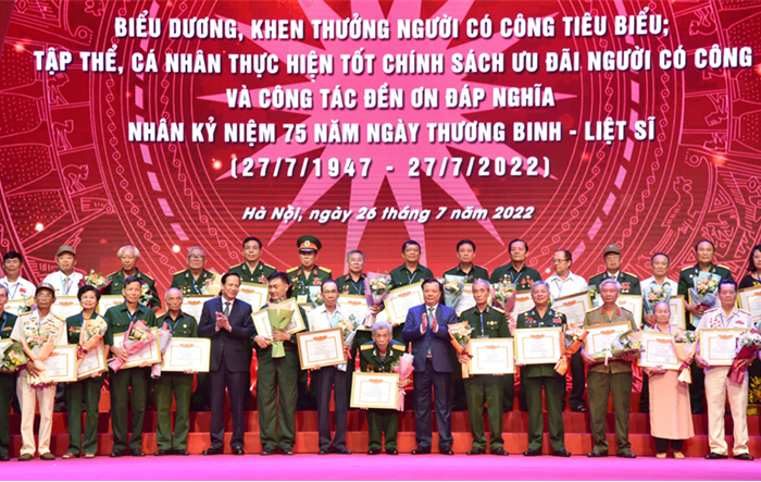 Thực hiện chính sách ưu đãi người có công  là tình cảm thiêng liêng, trách nhiệm cao cả
