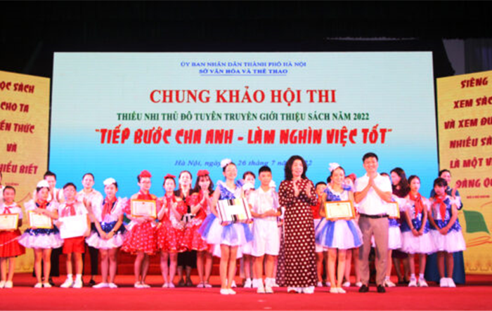 Chung khảo Hội thi Thiếu nhi Thủ đô tuyên truyền giới thiệu sách năm 2022 đã thành công rực rỡ