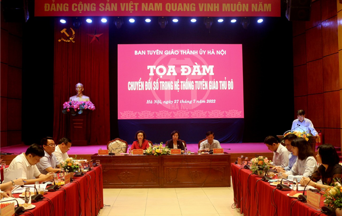 Đề dẫn Toạ đàm “Chuyển đổi số trong hệ thống tuyên giáo Thủ đô”