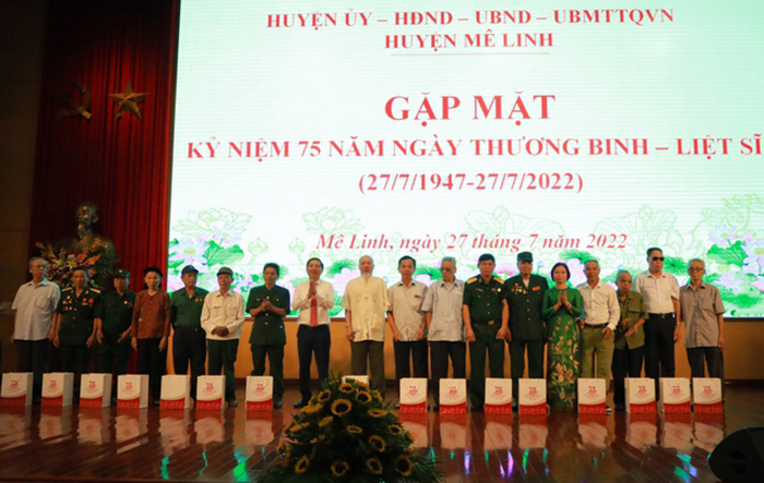 Huyện Mê Linh kỷ niệm 75 năm Ngày Thương binh - Liệt sĩ