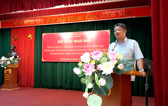 Triển khai nhiệm vụ công tác quản lý nhà nước về công thương cấp huyện trên địa bàn thành phố 6 tháng cuối năm 2022