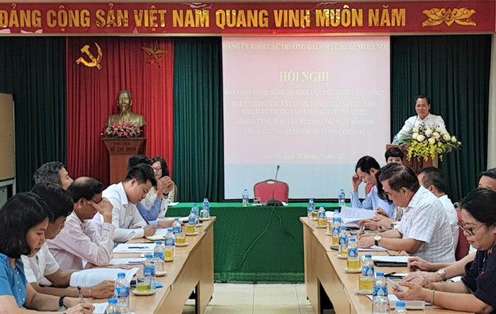 Hội nghị lần thứ mười Ban Chấp hành Đảng bộ Khối các trường đại học, cao đẳng Hà Nội khoá III, nhiệm kỳ 2020 - 2025