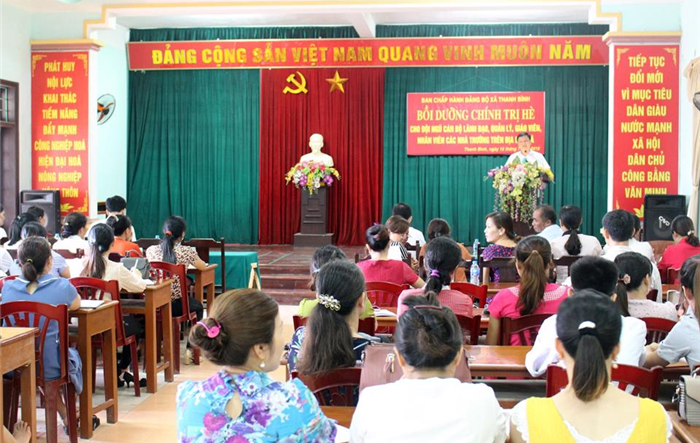 Hướng dẫn bồi dưỡng chính trị Hè năm 2022 cho đội ngũ giảng viên, giáo viên