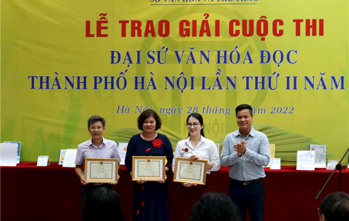 Trao giải cuộc thi Đại sứ văn hóa đọc thành phố Hà Nội lần thứ II – năm 2022 với chủ đề “Khát vọng phát triển đất nước”