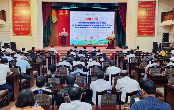  Thị uỷ Sơn Tây triển khai nhiệm vụ 6 tháng cuối năm 2022