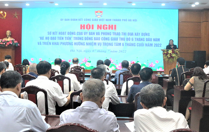 Ủy ban Đoàn kết Công giáo Việt Nam Thành phố triển khai phương hướng, nhiệm vụ trọng tâm 6 tháng cuối năm 2022