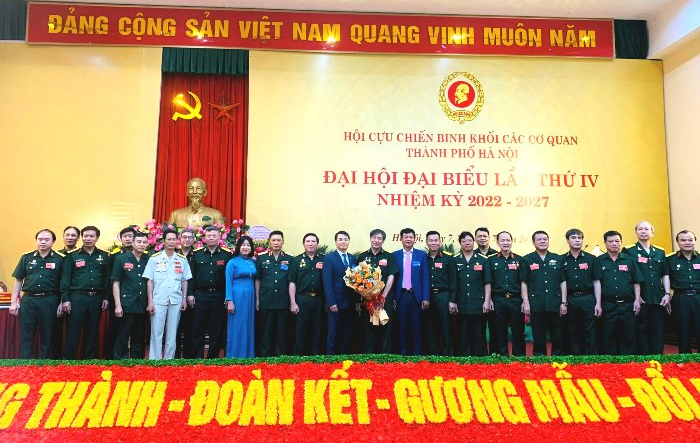 Đại hội đại biểu lần thứ IV Hội Cựu chiến binh Khối các cơ quan Thành phố thành công tốt đẹp