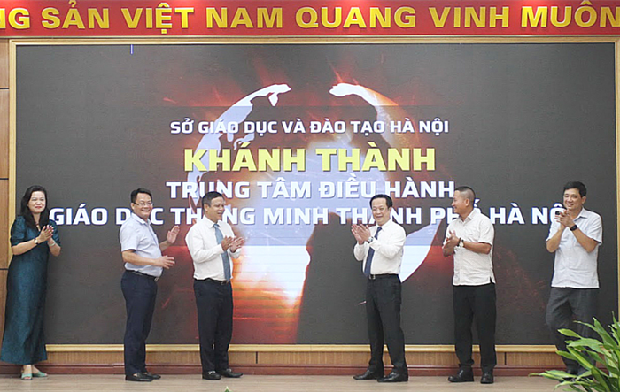 Khánh thành Trung tâm Điều hành thông minh ngành Giáo dục và Đào tạo Hà Nội