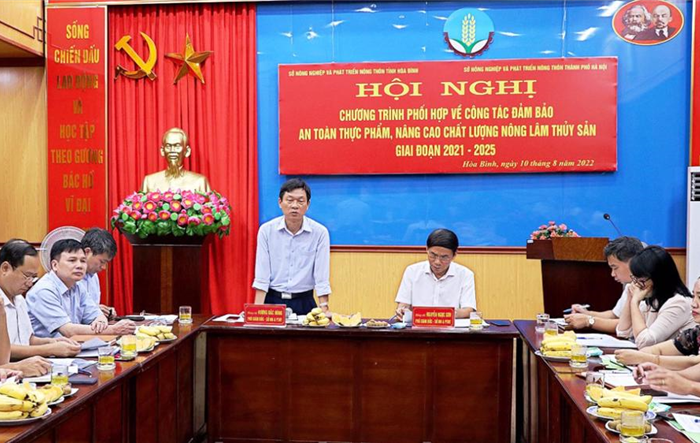 Hà Nội – Hoà Bình tăng cường phối hợp trong công tác bảo đảm an toàn thực phẩm, nâng cao chất lượng nông lâm thuỷ sản 