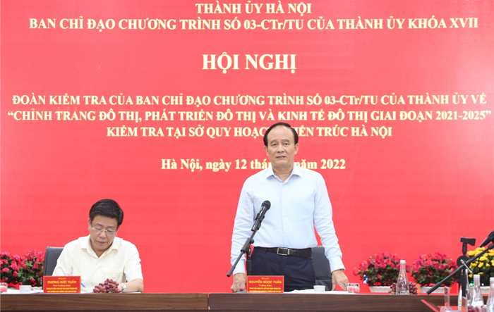 Tiếp tục tham mưu, thực hiên tốt các nhiệm vụ về quy hoạch trên địa bàn Thủ đô