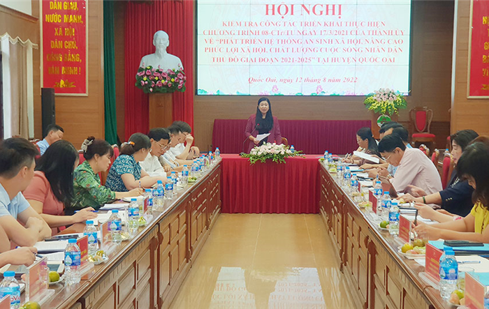 Huyện Quốc Oai cần đưa các nội dung của Chương trình số 08-CTr/TU vào đời sống bằng nhiều giải pháp linh hoạt, khả thi