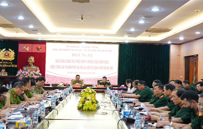 Tăng cường phối hợp giữa Công an thành phố Hà Nội và Bộ Tư lệnh Thủ đô Hà Nội