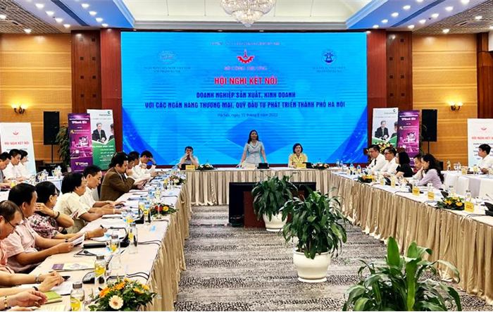 Hội nghị kết nối giữa doanh nghiệp sản xuất, kinh doanh với các ngân hàng thương mại, Quỹ đầu tư phát triển thành phố Hà Nội năm 2022