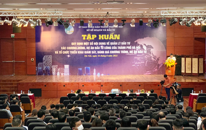 Tập huấn về quản lý, đánh giá, giám sát đầu tư các chương trình, dự án đầu tư công của thành phố