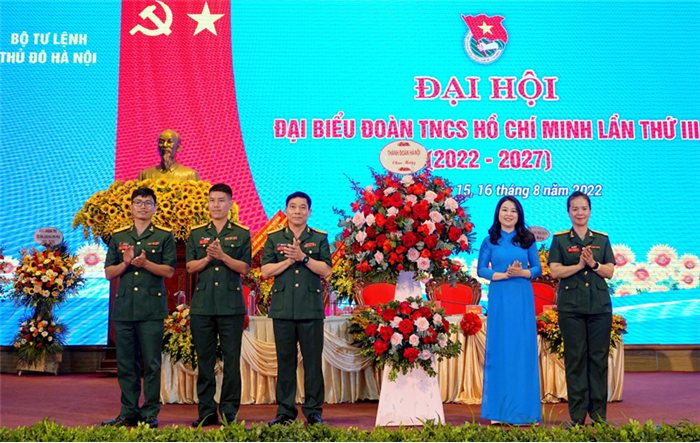 Đại hội đại biểu Đoàn TNCS Hồ Chí Minh Bộ Tư lệnh Thủ đô Hà Nội lần thứ III, nhiệm kỳ 2022 - 2027