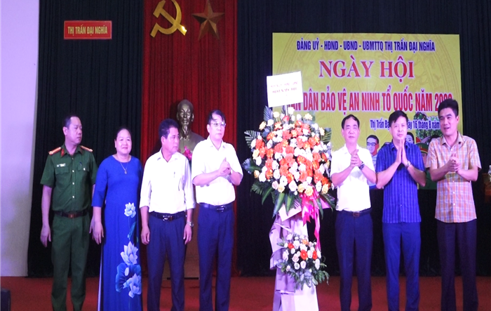 Ngày hội toàn dân bảo vệ an ninh Tổ quốc năm 2022 tại thị trấn Đại Nghĩa, huyện Mỹ Đức