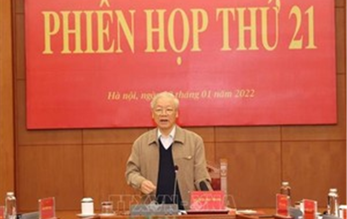 Đẩy mạnh xây dựng, chỉnh đốn Đảng và hệ thống chính trị: Tự soi, tự sửa trong phòng, chống tham nhũng, tiêu cực