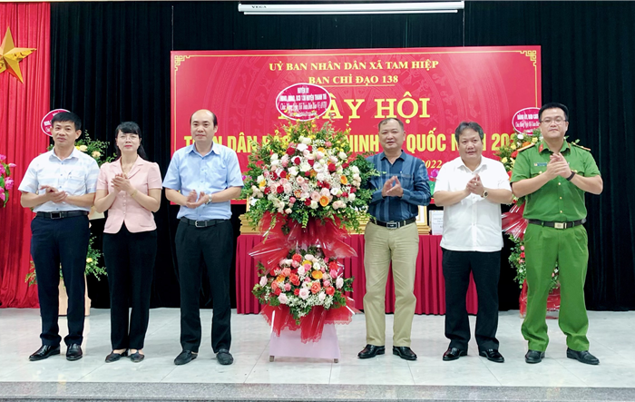 Huyện Thanh Trì tổ chức điểm Ngày hội “Toàn dân bảo vệ an ninh Tổ quốc” năm 2022 tại xã Tam Hiệp