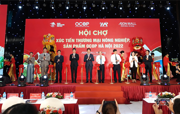 Khai mạc "Hội chợ Xúc tiến thương mại nông nghiệp, sản phẩm OCOP thành phố Hà Nội năm 2022"