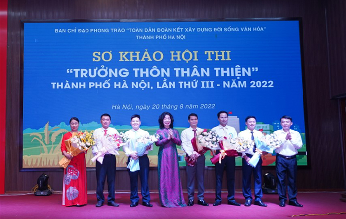 Sơ khảo hội thi "Trưởng thôn thân thiện" lần thứ III- năm 2022" khu vực 3