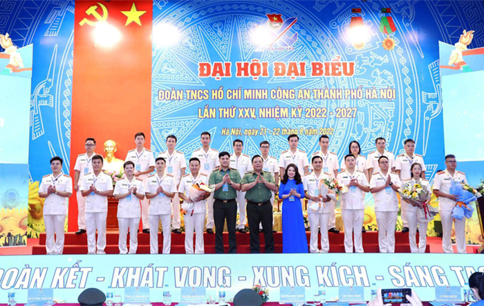 Đại hội lần thứ XXV Đoàn TNCS Hồ Chí Minh Công an thành phố nhiệm kỳ 2022 – 2027 thành công tốt đẹp