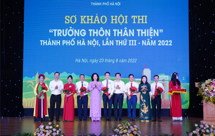 Sơ khảo Hội thi “Trưởng thôn thân thiện” lần thứ III khu vực thi 01 năm 2022