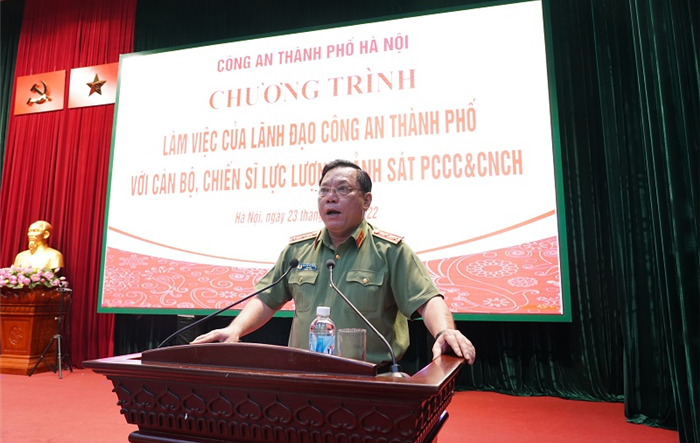 Giám đốc Công an thành phố Nguyễn Hải Trung: “Trong công tác phòng cháy chữa cháy phải lấy phòng ngừa làm trọng”