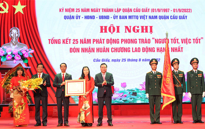 Xây dựng quận Cầu Giấy văn minh, hiện đại,  gắn với nhu cầu phục vụ đời sống dân sinh