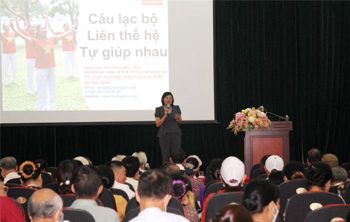 Tập huấn về tổ chức, hoạt động cho các Câu lạc bộ Liên thế hệ tự giúp nhau năm 2022