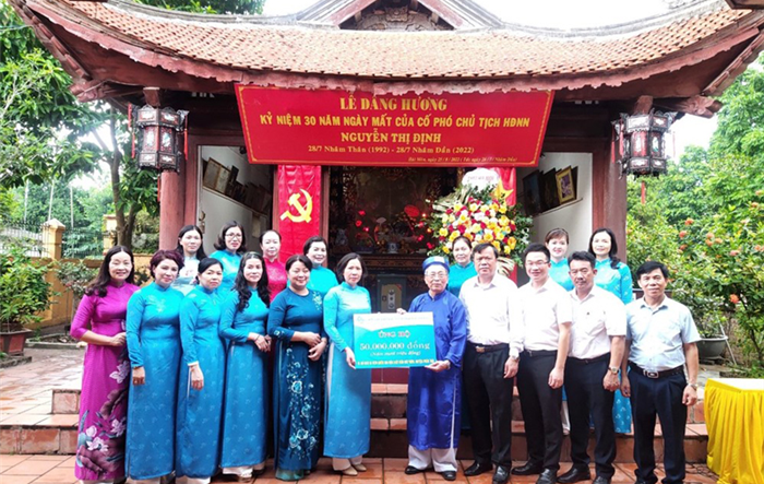 Hội Liên hiệp Phụ nữ thành phố khánh thành Khu trưng bày hình ảnh về sự nghiệp, thân thế đồng chí Nguyễn Thị Định