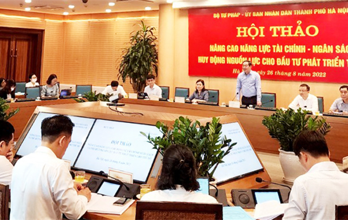 Hội thảo "Nâng cao năng lực, chủ động về tài chính - ngân sách và thu hút nguồn lực đầu tư phát triển cho Thủ đô”