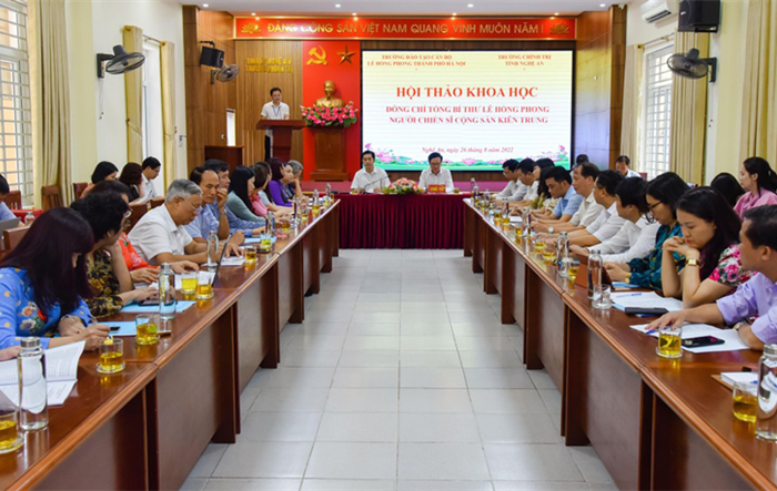 Hội thảo khoa học “Đồng chí Tổng Bí thư Lê Hồng Phong - Người chiến sĩ cộng sản kiên trung”