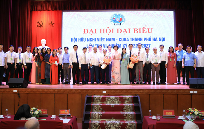 Đại hội đại biểu lần thứ VI Hội Hữu nghị Việt Nam – Cuba thành phố Hà Nội nhiệm kỳ 2022 - 2027