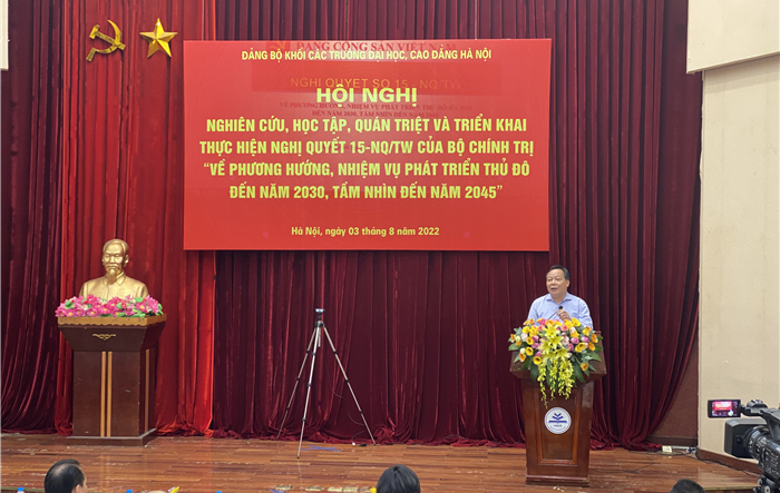 Hơn 800 cán bộ chủ chốt, đảng viên Khối đại học, cao đẳng nghiên cứu triển khai Nghị quyết 15-NQ/TU của Bộ Chính trị