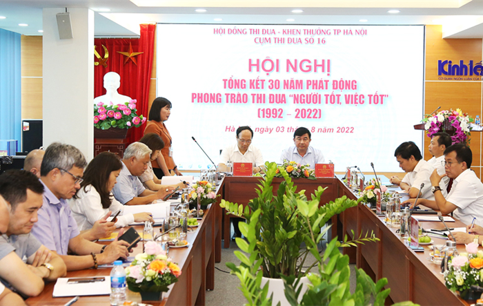 Cụm thi đua số 16 thành phố sơ kết công tác thi đua – khen thưởng 6 tháng đầu năm