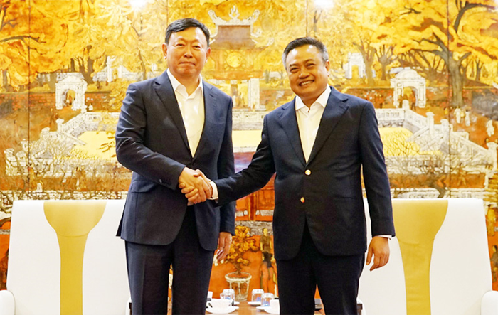 Chủ tịch UBND thành phố Trần Sỹ Thanh tiếp Chủ tịch Tập đoàn Lotte, Hàn Quốc