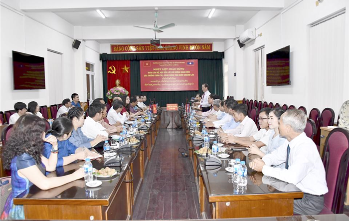 Trường Đào tạo cán bộ Lê Hồng Phong Hà Nội và các trường chính trị - hành chính của Lào: Giao lưu, chia sẻ kinh nghiệm