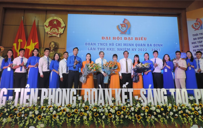 Đại hội đại biểu Đoàn TNCS Hồ Chí Minh quận Ba Đình lần thứ XXII, nhiệm kỳ 2022 - 2027