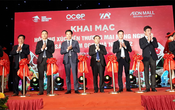 Khai mạc "Hội chợ Xúc tiến thương mại nông nghiệp, sản phẩm OCOP thành phố Hà Nội năm 2022”