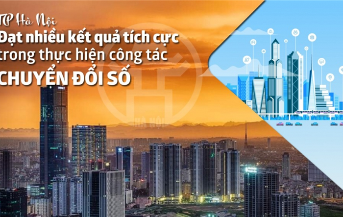 Thành phố Hà Nội: Công tác triển khai thực hiện chuyển đổi số đạt nhiều kết quả tích cực 