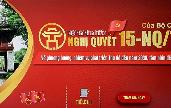 Thí sinh Đỗ Ngọc Anh giành giải Nhất tuần 1 - Vòng sơ khảo Hội thi tìm hiểu Nghị quyết số 15-NQ/TW