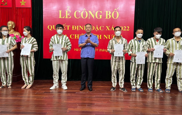 Lễ công bố Quyết định đặc xá