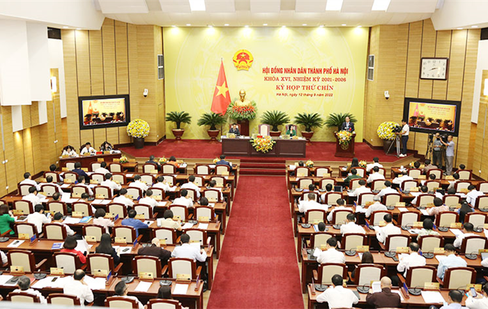 Kỳ họp thứ chín, HĐND thành phố Hà Nội khóa XVI: Xem xét, quyết định nhiều nội dung quan trọng