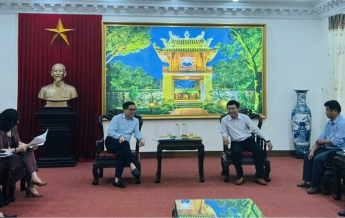 Giám đốc Sở Văn hoá và Thể thao Hà Nội tiếp Giám đốc Sở Văn hóa, Thể thao và Du lịch tỉnh Ninh Thuận