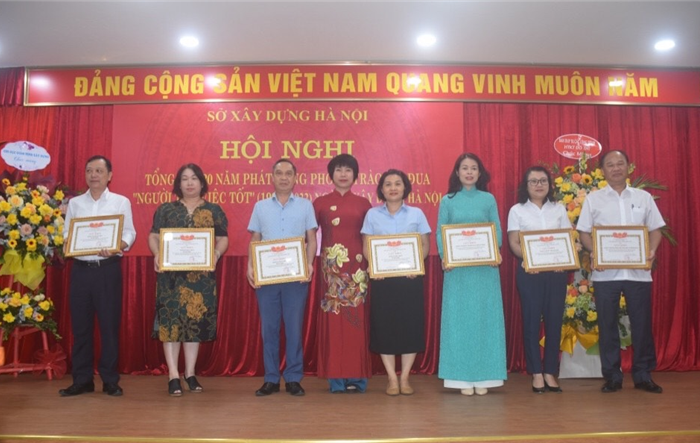 Hội nghị tổng kết phong trào thi đua “Người tốt, việc tốt” ngành xây dựng Hà Nội năm 2022