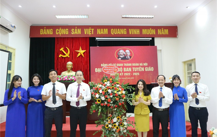 Đại hội Chi bộ Ban Tuyên giáo Thành đoàn Hà Nội, nhiệm kỳ 2022-2025
